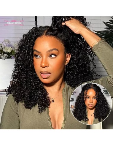 Miami Hairflex 6x4 Kinky Curly 250% HD -Perücke Voir les baskets