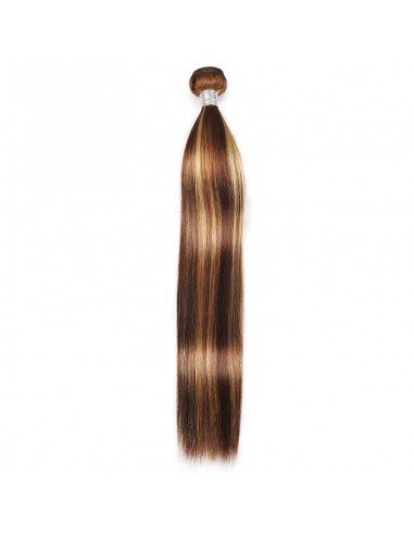 Tissage Straight | Chatain Méché Blond | P4/27 chez Cornerstreet bien 