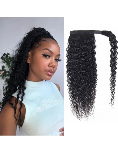 Hufeisenponytail Schwarz Magie Remy Hair Afro lockig sélection de produits